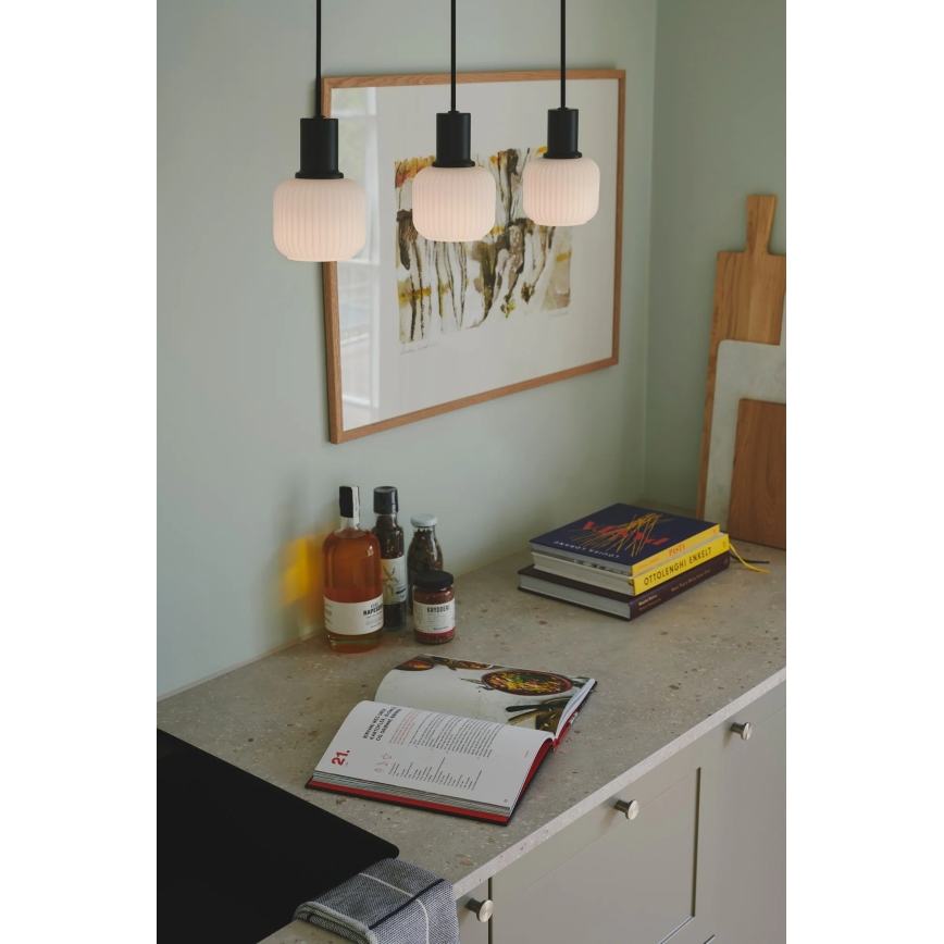 Nordlux - Lustră suspendată cu cablu MILFORD, 3x E14/25W/230V