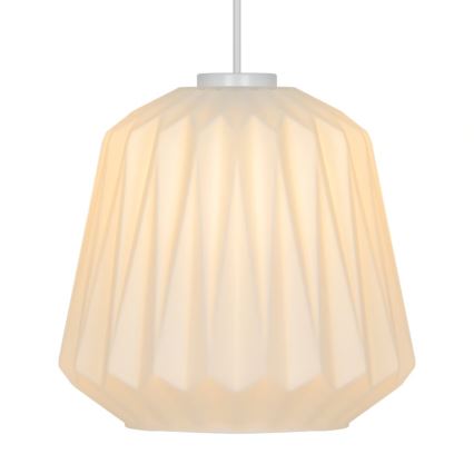 Nordlux - Lustră suspendată pe cablu ELBIE 1xE27/15W/230V Ø 24 cm albă