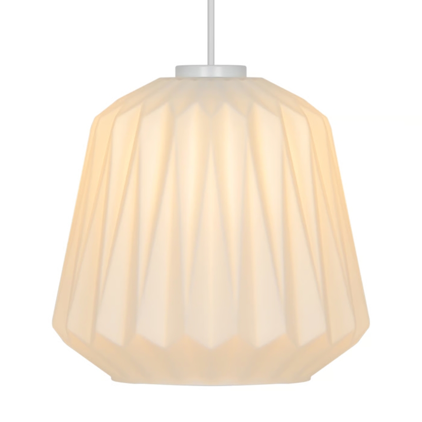 Nordlux - Lustră suspendată pe cablu ELBIE 1xE27/15W/230V Ø 24 cm albă