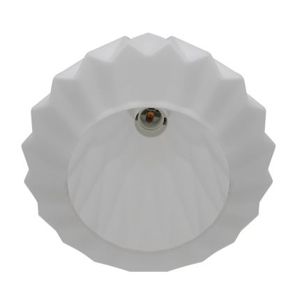 Nordlux - Lustră suspendată pe cablu ELBIE 1xE27/15W/230V Ø 24 cm albă
