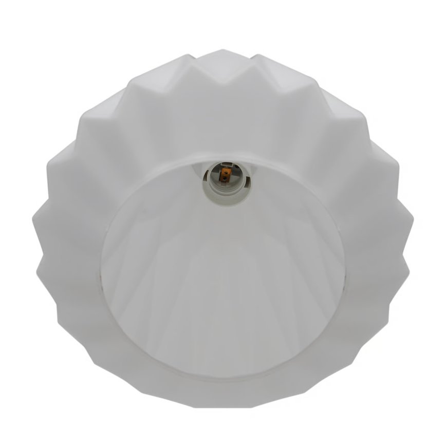 Nordlux - Lustră suspendată pe cablu ELBIE 1xE27/15W/230V Ø 24 cm albă