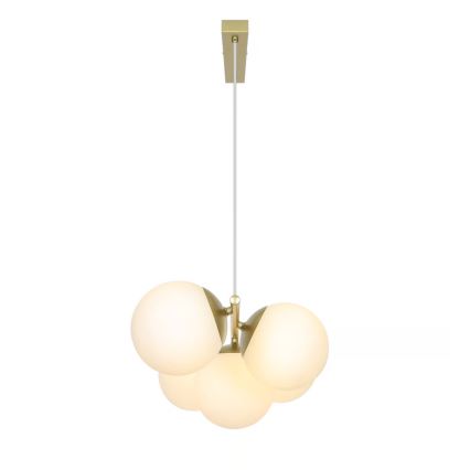 Nordlux - Lustra suspendată pe cablu LILLY 5xE14/10W/230V alamă