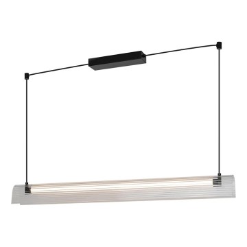 Nordlux - Lustru LED dimabil suspendat pe cablu ALIANI LED/20W/230V 3000K 100 cm negru/transparent