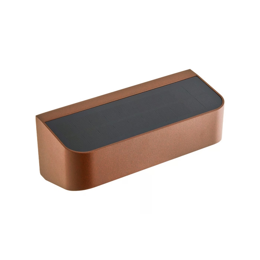 Nordlux - Lampă solară LED cu senzor MARCELLIO LED/5W/5V IP54 2200 mAh maro