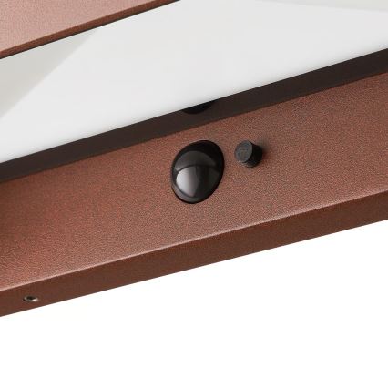 Nordlux - Lampă solară LED cu senzor MARCELLIO LED/5W/5V IP54 2200 mAh maro