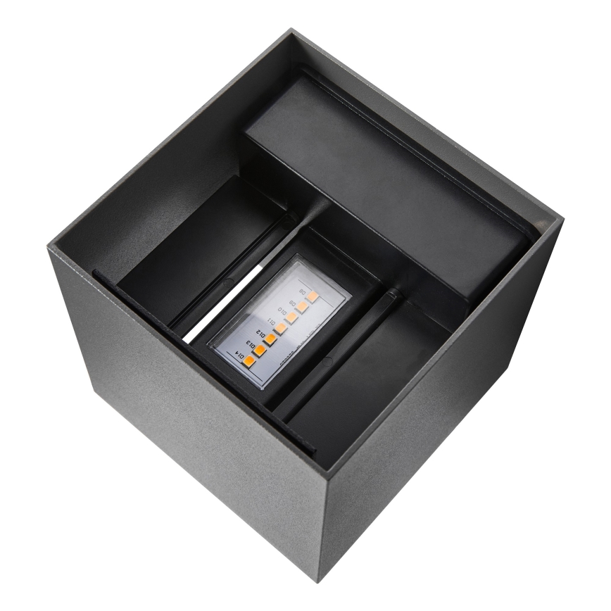 Nordlux MILDA - Aplică LED de perete pentru exterior, 4,9 W, 230 V, IP44, antracit