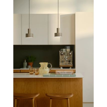 Nordlux - Pendul MATIS 1x E27/40W/230V maro