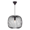 Nordlux - Pendul pe cablu BERONI 1xE27/60W/230V negru, diam. 40 cm