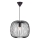 Nordlux - Pendul pe cablu BERONI 1xE27/60W/230V negru, diam. 40 cm