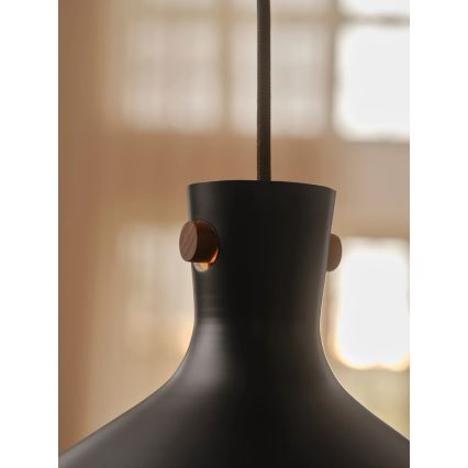 Nordlux - Pendul pe cablu DORINA 1xE27/60W/230V, negru, Ø 45 cm
