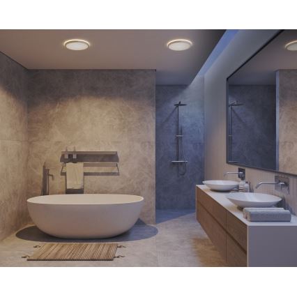 Nordlux - Plafonieră LED dimabilă pentru baie OJA, 19 W, 230 V, 3000/4000 K, IP54, Ø 43 cm