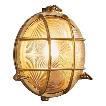 Nordlux POLPERRO - Aplică de exterior 1xE27/12,5W/230V IP64, alamă