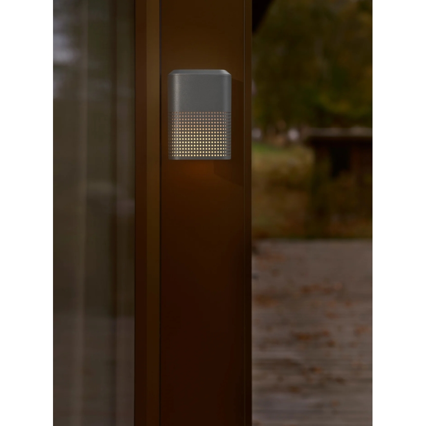 Nordlux SIDARA - Aplica de perete pentru exterior, 1xE27/15W/230V, IP54, antracit