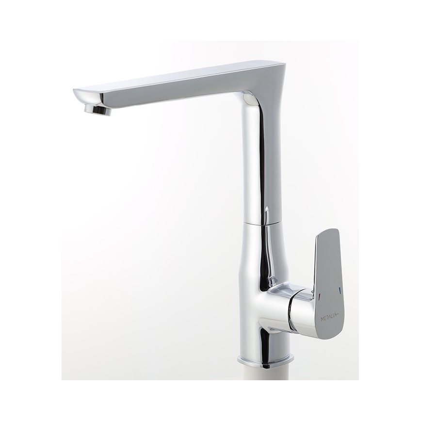 Novaservis - Baterie pentru chiuvetă METALIA, crom lucios