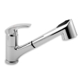 Novaservis - Baterie pentru chiuvetă METALIA cu pulverizator extractabil, crom lucios