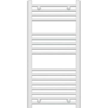 Novaservis - Radiator de baie tip scară 365W/230V 90x45 cm alb drept