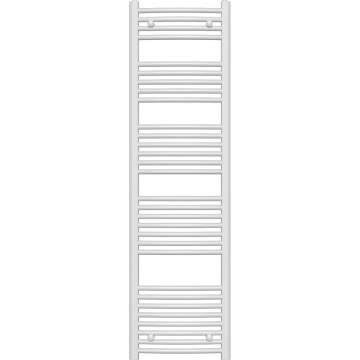 Novaservis - Radiator pentru baie tip scară, 648W/230V, 160x45 cm, alb, cu design rotunjit