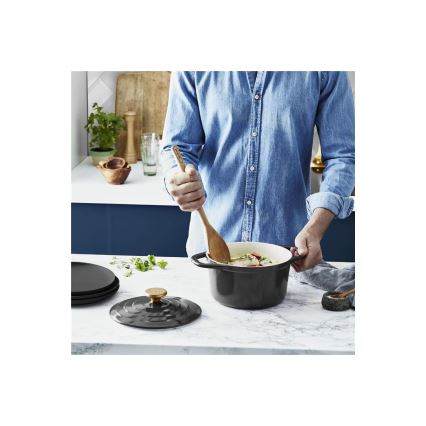 Oală cu capac Tefal AIR 20 cm antracit