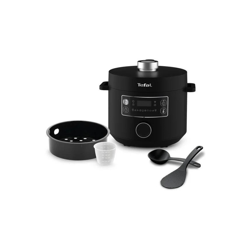 Oală electrică multifuncțională Tefal TURBO CUISINE 4,8 l 1090W/230V negru