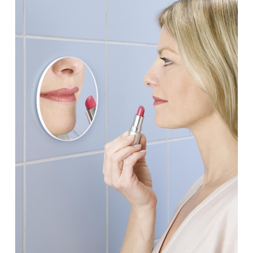 WENKO - Oglindă cosmetică 12 x 12 cm, crom lucios (3660010100)