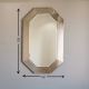 Oglindă de perete 60x100 cm bronz