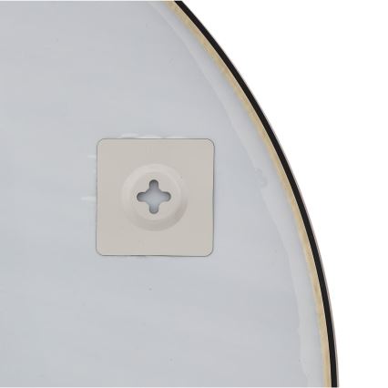 Oglindă de perete Atmosphera ALICE d. 70 cm negru