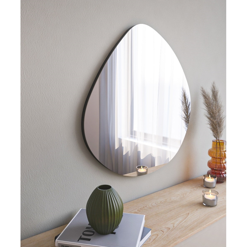 Oglindă de perete BESSO 60x60 cm negru