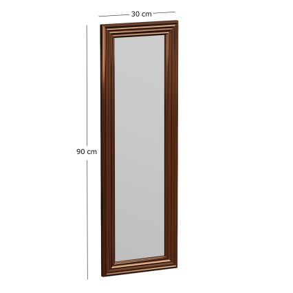 Oglindă de perete BOSS 90x30 cm bronz