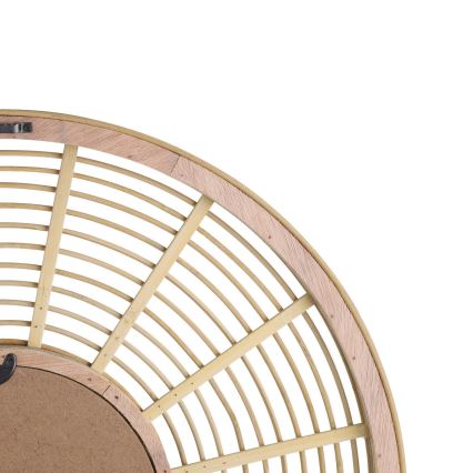 Oglindă de perete Eglo d. 55 cm bambus