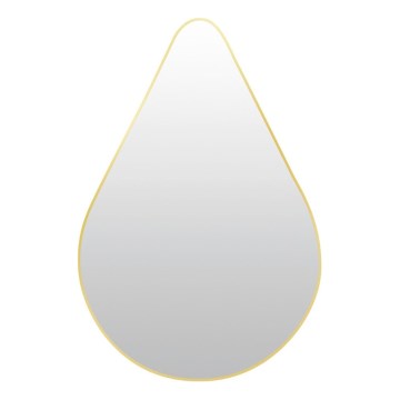Oglindă de perete RIVERSIDE 75 x 50 cm, aurie