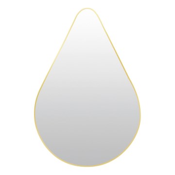 Oglindă de perete RIVERSIDE 90 x 60 cm, aurie