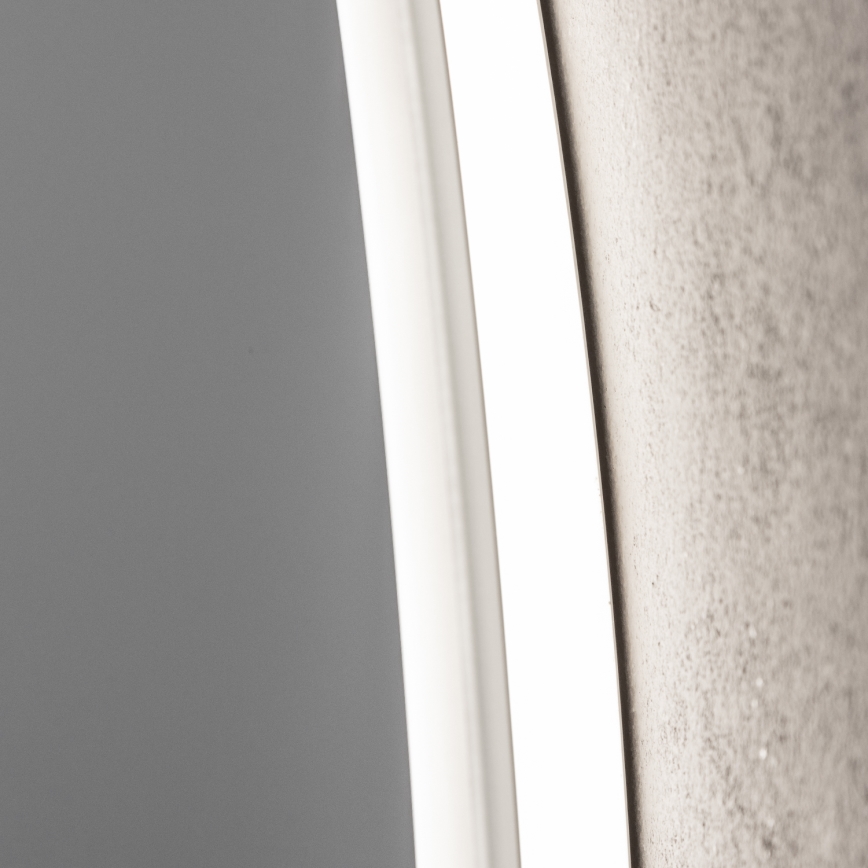 Brilagi - Oglindă de baie încălzită CLARA PRO LED RGBW, 19W, 230V, Ø 60 cm, IP44, CRI 90, dimmabilă + CCT + telecomandă