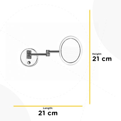 Oglindă LED cosmetică de perete ONLI RIM LED/4,2W/230V 4000K IP44