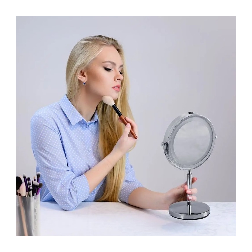 Oglindă LED cosmetică LED/3W/6V IP44