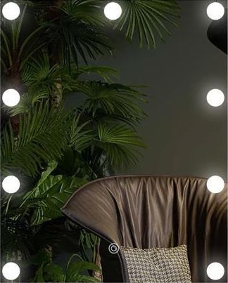 Oglindă LED cu funcție de iluminare 9xLED/1W/230V 3000/4000/6000K 50x40 cm IP44