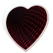 Oglindă LED HEART LED/3xAA Grundig