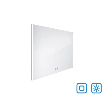 Oglindă LED dimabilă retroiluminată pentru baie NIMCO ZP 11003V LED/21W/230V 3000-6500K 70x80 cm IP44