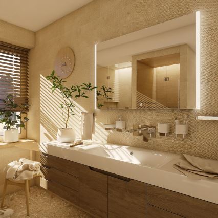 Oglindă LED dimabilă retroiluminată pentru baie NIMCO ZP 11003V LED/21W/230V 3000-6500K 70x80 cm IP44