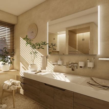 Oglindă LED retroiluminată pentru baie NIMCO ZP 11019 LED/21W/230V 6500K 70x90 cm IP44