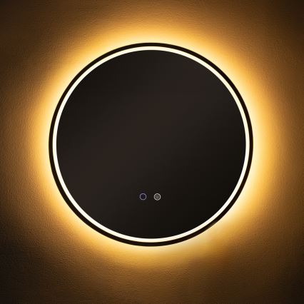 Oglindă LED încălzită retroiluminată de perete pentru baie Zuma Line LED/24W/230V 3000/4000/6000K d. 60 cm IP44