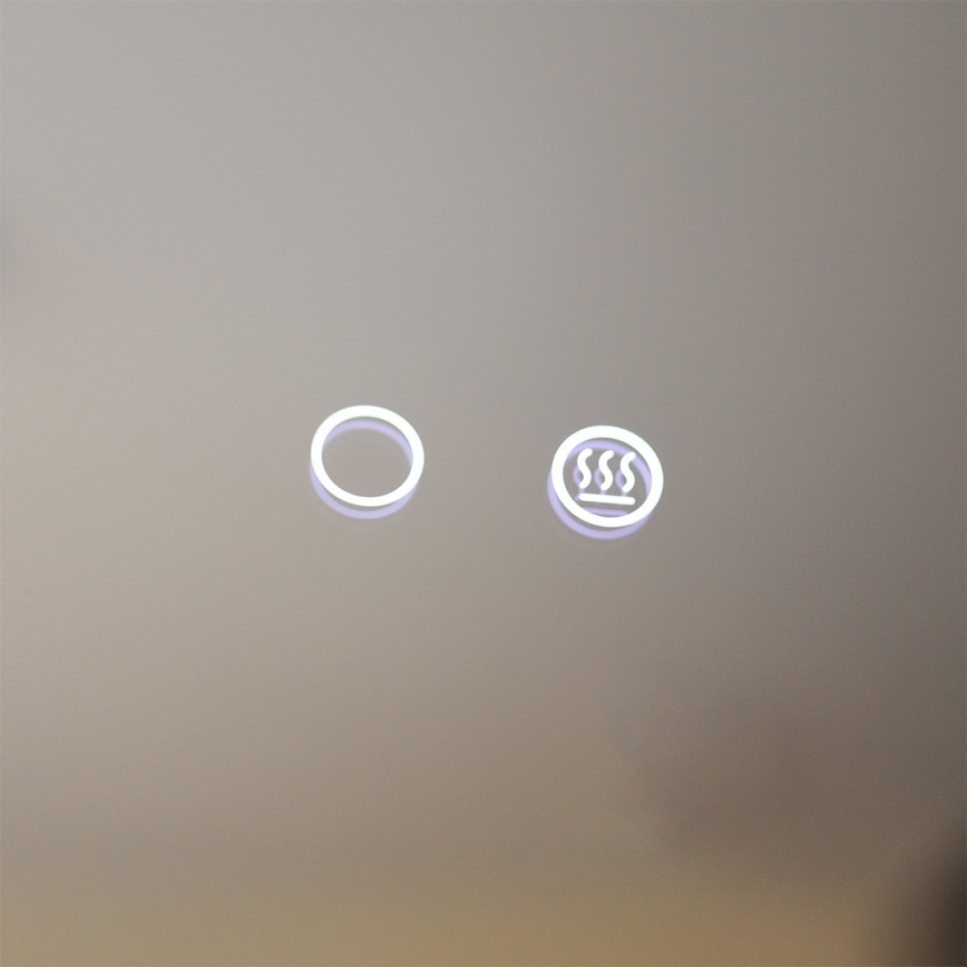 Oglindă LED încălzită retroiluminată de perete pentru baie Zuma Line LED/24W/230V 3000/4000/6000K d. 60 cm IP44