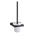 OMNIRES DA70620BL - Perie WC de perete DARLING neagră mată