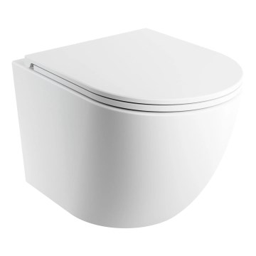OMNIRES OTTAWASPXMWBM - Vas WC suspendat OTTAWA cu capac SoftClose, ceramică, alb mat