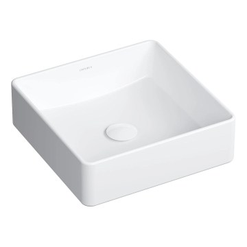 OMNIRES PASADENA360BP - Lavoar pentru blat PASADENA 36x36 cm ceramică/alb lucios