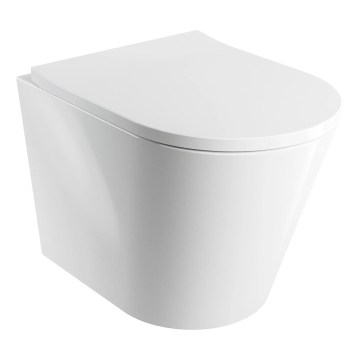 OMNIRES TAMPAMWBP - Vas WC suspendat cu capac SoftClose TAMPA ceramică/alb lucios