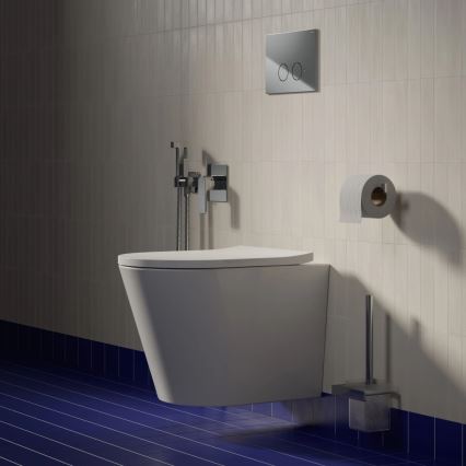 OMNIRES TAMPAMWBP - Vas WC suspendat cu capac SoftClose TAMPA ceramică/alb lucios