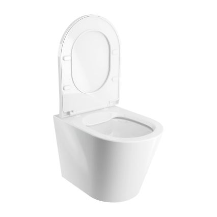 OMNIRES TAMPAMWBP - Vas WC suspendat cu capac SoftClose TAMPA ceramică/alb lucios