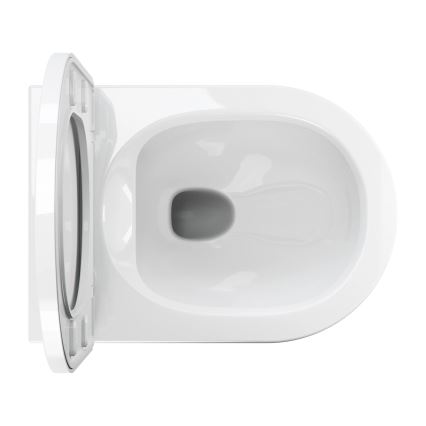 OMNIRES TAMPAMWBP - Vas WC suspendat cu capac SoftClose TAMPA ceramică/alb lucios