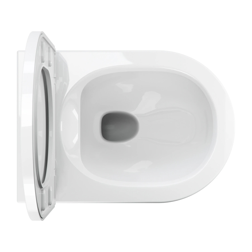 OMNIRES TAMPAMWBP - Vas WC suspendat cu capac SoftClose TAMPA ceramică/alb lucios