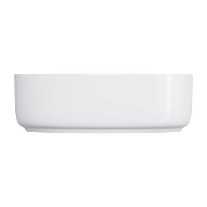 OMNIRES TULSA355BP - Lavoar pentru blat TULSA Ø 36 cm, din ceramică, alb lucios